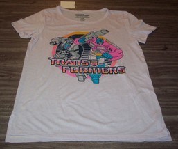 Women&#39;s Teen Transformers Optimus Prime Jazz T-Shirt G1 Pink Xs New w/ Tag - $19.80