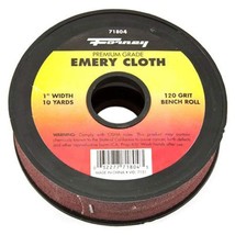 Forney 71804 Emery Cloth, 120-Grit, 1-Inch-by-10-Yard Bench Roll - £18.03 GBP