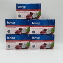 5X Pack of 4 Lever 2000 Pomegranate &amp; Coconut Water Bar Soap 4x3 oz Total 20 Bar - £92.07 GBP