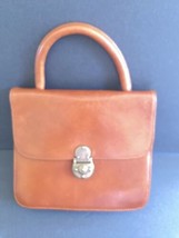 Vintage Brown Leather Enzo Small Handbags - £31.60 GBP