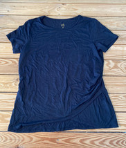 Belle kim gravel NWOT Women’s short sleeve t Shirt size S blue G4 - £10.09 GBP