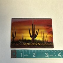 Arizona Cactus Magnet Desert Landscape Sunset Sunrise AZ T1 - £6.25 GBP
