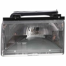 Headlight For 1988-1991 Ford Tempo Driver Side Chrome Housing With Clear Lens - $167.06