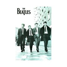 The Beatles Poster Early Black and White Commercial - $8.99