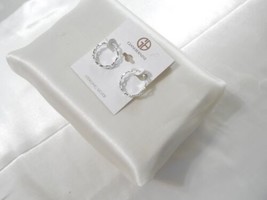 Giani Bernini 7/8&quot;Infinity Hoop Earrings in Sterling Silver Y624 $110 - £29.15 GBP