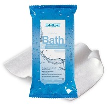 48 Count Rinse-Free Bath Wipe Essential Bath Medium Weight Scented vitam... - $34.64