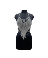 Medieval Chainmail Top Metal Aluminum Fancy Medieval Cosplay Costume | H... - $1,847.25 MXN
