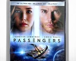Passengers (3-Disc 4K Ultra HD/ 3D &amp; 2D Blu-ray, 2016, Widescreen) Like ... - $15.78