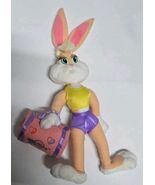 Vintage 1996 McDonalds Space Jam Lola Bunny W/ Bag Looney Tunes Plush - $14.84