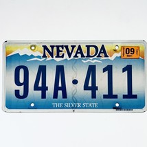 2021 United States Nevada Silver State Passenger License Plate 94A-411 - £12.65 GBP