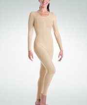Body Wrappers MT117 Child Size Small (4-6) Nude Full Body Long Sleeve Unitard - £19.77 GBP