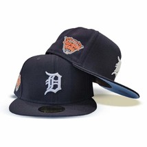 NEW Exclusive Fitted Detroit Tigers 2005 ASG Patch Swarovski Icy Blue UV 7 1/8 - £85.42 GBP