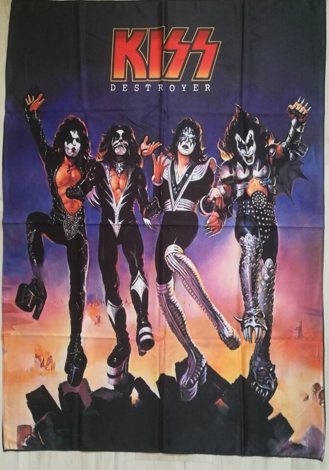 KISS Destroyer 5x3 Ft Fabric Poster Album Cover Flag Banner - $17.99