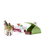 Schleich Horse Club, Horse Toys for Girls and Boys, Sarah&#39;s Camping Adve... - $57.99