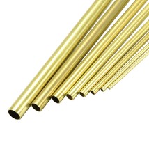 uxcell Brass Tube, 2mm 3mm 4mm 5mm 6mm 7mm 8mm 10mm OD x 0.5mm Wall Thic... - £27.51 GBP