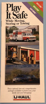 Vintage U-Haul Play It Safe Brochure BRO9 - $7.91