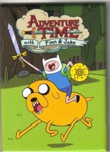 Adventure Time Finn Riding Jake Figures Refrigerator Magnet, NEW UNUSED - £3.13 GBP