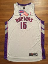 BNWT Authentic 2002-03 Nike Toronto Raptors Vince Carter Home White Jersey 56 - £399.59 GBP