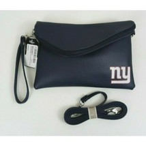 New  NFL New York Giants Blue Clutch Shoulder Bag Purse - £15.46 GBP