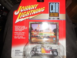 2002 Johnny Lightning Car Culture Art Cars "1923 Ford T-Bucket" Mint On Card - $4.00