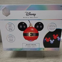 Disney Magic Holiday Mickey Mouse Whirl-a-Motion Hanging Projection Orna... - £23.60 GBP