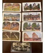 Antique Stereoview Cards Norway, Sweden, Denmark Lot of 9 - $9.49