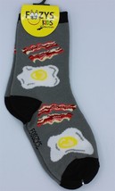Foozy Socks - Kids Crew - Bacon &amp; Eggs - Size 6-8 1/2 - £5.33 GBP