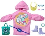 Barbie Jurassic World Fashion doll outfit accessory Set I Love Dinosaurs... - £7.81 GBP
