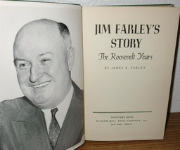 Jim Farley&#39;s Story: The Roosevelt Years Farley, by Jim Farley 1948 Hatdcvoeri - £4.71 GBP