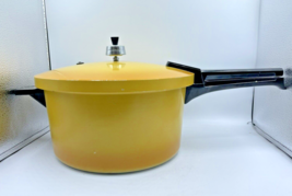 VTG Presto 6 Quart Pressure Cooker Canner Harvest Yellow with Jiggler 01... - $41.59