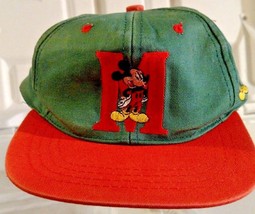 Disney Mickey Mouse Retro Baseball Cap Snapback Juvenile M Hat Cotton Fresh Caps - £15.09 GBP