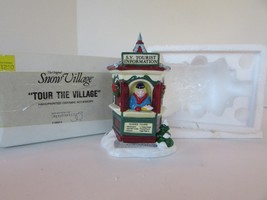 Dept 56 54526 Tour the Village Information Booth Accessary Snow Village D1 - $159.43 MXN