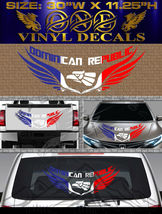 1x DOMINICAN REPUBLIC FLAG CAR DECAL #5875 - $27.90