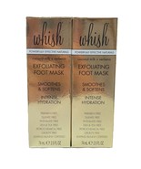 WHISH EXFOLIATING FOOT MASK COCONUT MILK VERBENA 2.5 oz (2-Pack) NEW NIB - $374.48 MXN