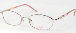 Inottica Barbie BE41-452 Argent Rose Lunettes Monture 46-15-130mm Italie - £55.04 GBP