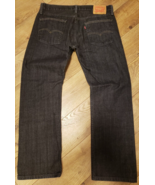 LEVI&#39;S JEANS 514 MEN&#39;S BLACK 36x30 RED TAG LEVI STRAUSS &amp; CO. - $22.99