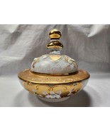 Genuine Jeweled Bohemia Murmac Made in Czechoslovakia Candy Dish Vintage - £73.46 GBP