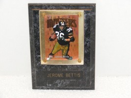 1997 Topps Finest Masters Jerome Bettis Trading Card Plaque Guc - £15.70 GBP