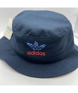 Adidas Originals Americana Collegiate Navy Bucket Hat EY1754 Men&#39;s NWT - £18.74 GBP