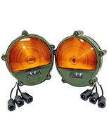 2 Pack, Military Front Turn Signal Assembly - Green With Amber Light - C... - $149.95