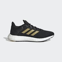 adidas Women&#39;s Pureboost 21 Running Shoe GZ3004 Black/Gold Size 10M - £78.18 GBP