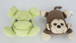 Garanimals Stuffed Plush Bath Tub Toy Puppet Soap Holder Gripper Frog Monkey Kid - £15.65 GBP