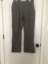 MK Jackson Hole Wyoming Men&#39;s Gray Cargo Pants Camping Hiking Activewear... - $32.69