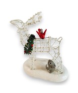 2006 Hallmark Keepsake Deer Friend Ornament Handmade Wire Cardinal Bunny - $170.87 MXN