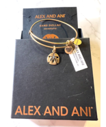 Alex and Ani Sand Dollar Bangle with Swarovski NWT CIB Descript Card (AA... - $14.50