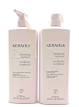 Kerasilk Hydrated Radiant Color Protecting Shampoo &amp; Conditioner 25.3 oz Duo - £93.16 GBP