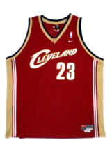 LeBron James Nike Team Jersey 23 Stitched Sewn Cleveland Cavaliers Size 3XL + 2 - £45.66 GBP