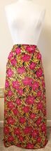 ESCADA Germany 100% Silk A-line Long Skirt Size:40/US-10 Multicolor Floral - $59.38