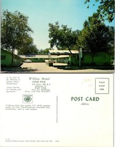 California Death Valley National Park Willow Hotel Classic Cars Vintage Postcard - £7.51 GBP