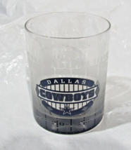 NFL Dallas Cowboys Name Over Logo in Pinstriped Design 15 oz Rocks Glass - £11.70 GBP
